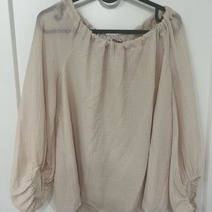 Cream Blouse